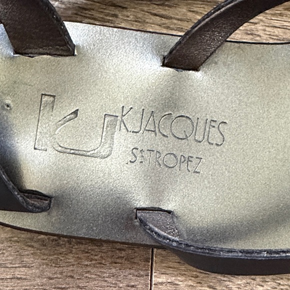 K.JACQUES St Tropez Leather Sandals - Picture 2 of 5